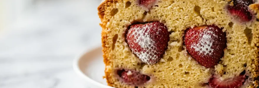 Technique d'intégration des fraises dans un gâteau moelleux sans détrempage